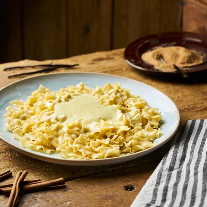 Milchnudeln mit Vanillesauce